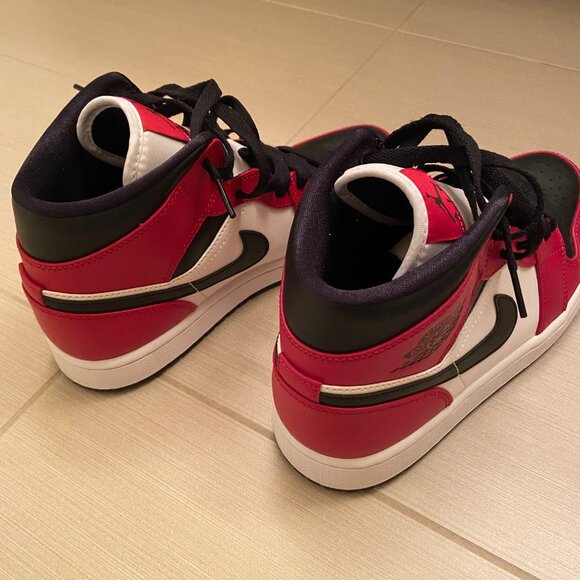 Air Jordan Chicago Mid Black Toe US 7.5 M - Picture 2 of 6